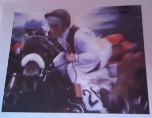 Roy Hurson-Hughes riding a horse
